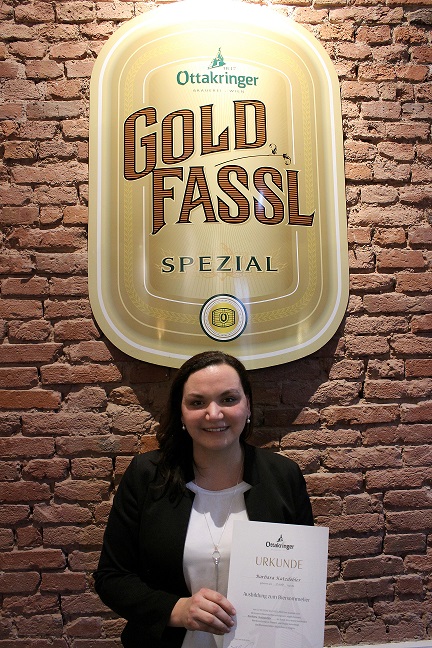 Frau Barbara K., Gewinnerin Biersommelier
