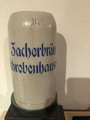 Bierkrug vom Zacherbräu in Schrobenhausen