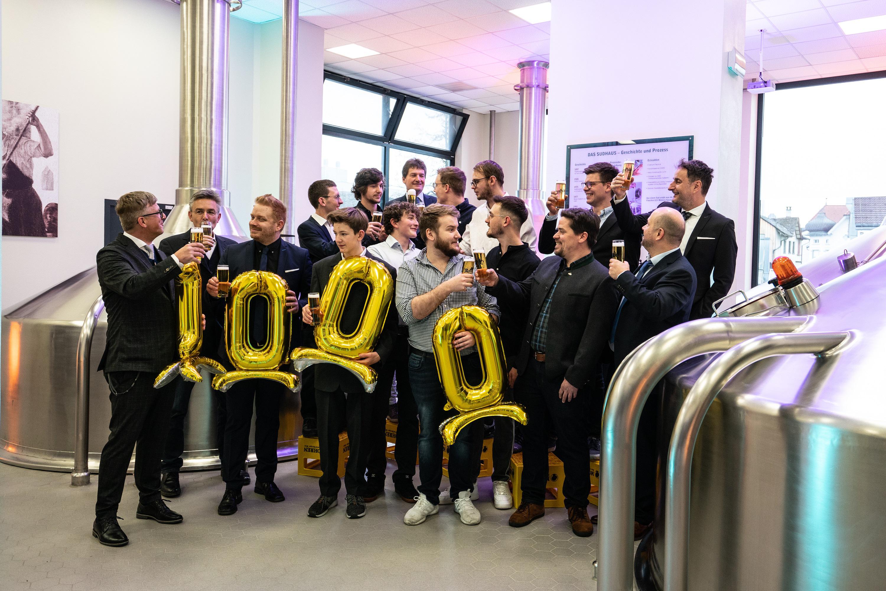 Die Mohrenbrauerei schafft mit dem 1000. Sud und 190.000 Hektoliter Bier ein Rekordjahr in der knapp 260-jährigen Geschichte. Foto: Mohrenbrauerei