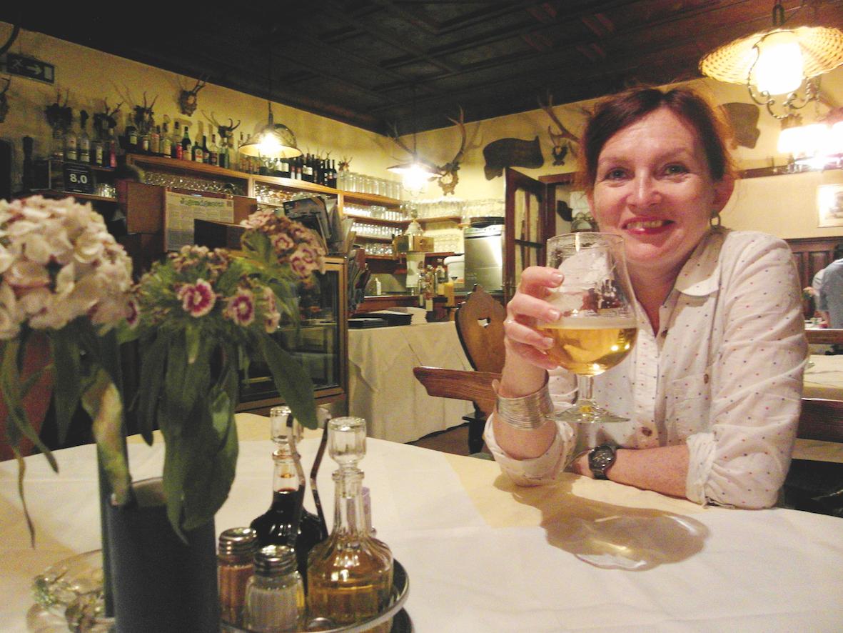 Gösser Bier im Groggerhof - in einer stilvoll gestalteten Zirbenstube
